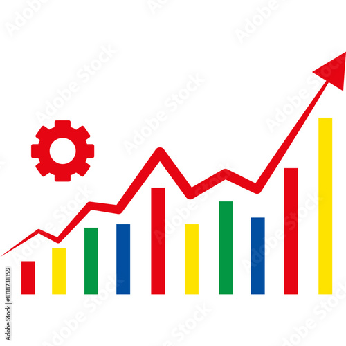 Business Chart Graphic Illustration