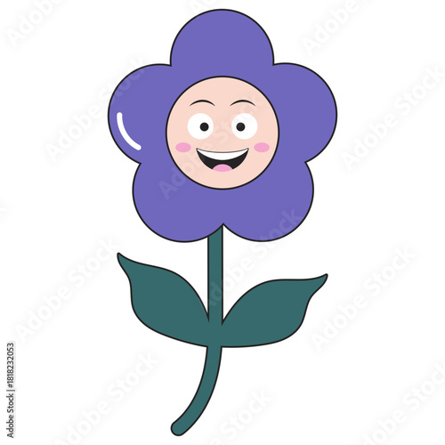 Cute Flower Sticker Decoration