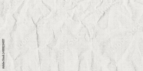 Stippled crumpled paper sheet grunge craft overlay texture with halftone gradient vector illustration. Old vintage crumpled stipple paper grunge punk overlay craft background