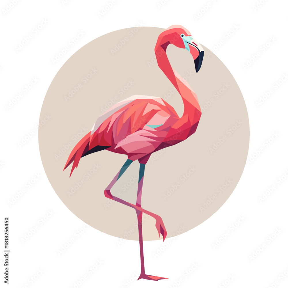 Fototapeta premium Exotic bird logo with beautiful feathers with dynamic and minimalist design lines reflecting elegant luxury