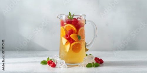 A purple mitten on the ground indicating misplaced or dropped clothing, suitable for children's winter accessories