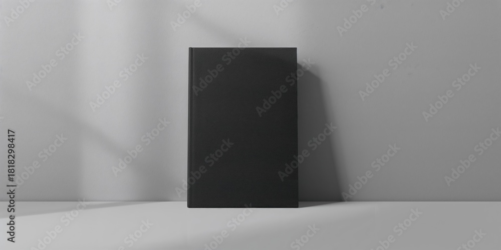 Fototapeta premium Businessman standing alone against a white background, emphasizing solitude in corporate settings