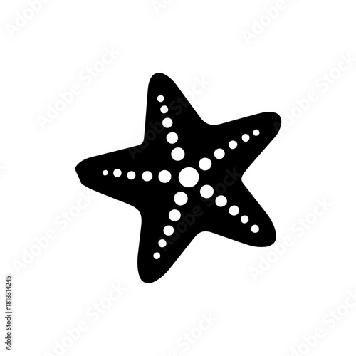 Starfish Silhouette Icon
