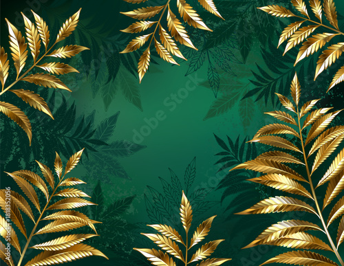 Framing golden fern