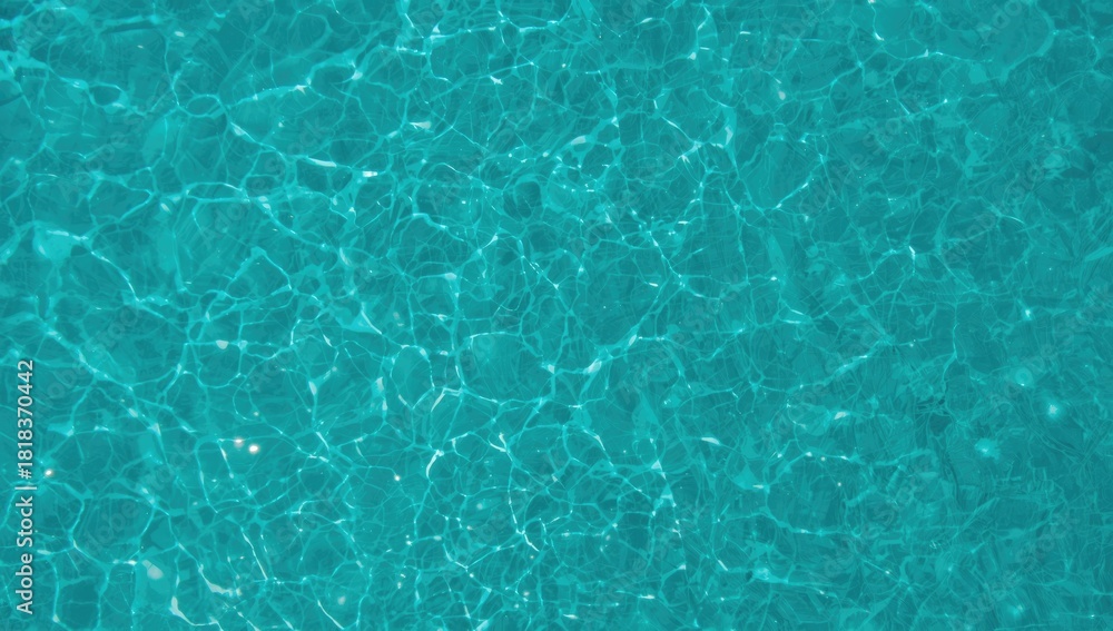 Obraz premium Aerial view of transparent sea water surface emphasizing clarity and natural blue hues, suitable for background use