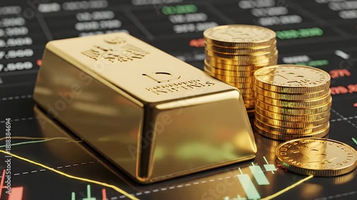 The Price of Stability: Gold Assets on a Financial Stock Chart
