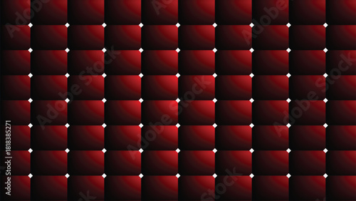 Elegant dark red quilted leather texture background with subtle highlights