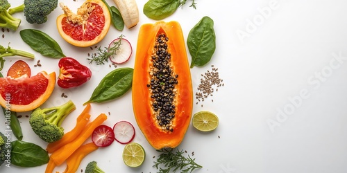 Fresh fruit, vegetable, pap...