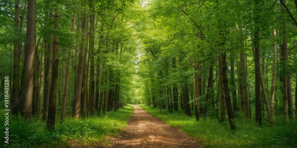 Obraz premium Living room interior with a blue sofa and an empty wall on the right, suitable for layout or text overlay design