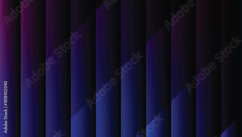 Abstract dark background with vertical gradient lines in blue and purple
