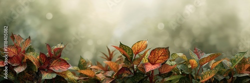 Colorful foliage with intri...