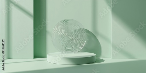 Ribbed acrylic plate and ro...