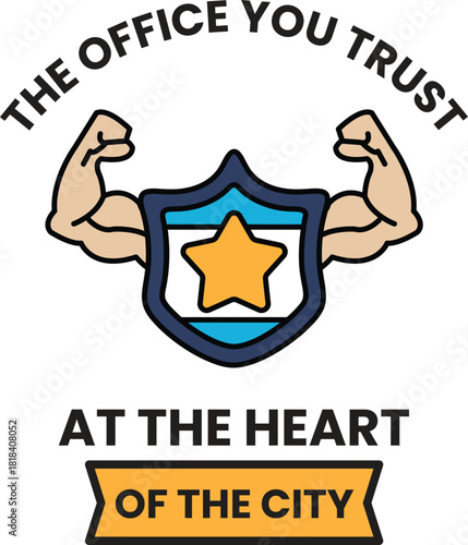 A black and white image of a man with a muscular build and a star on his chest