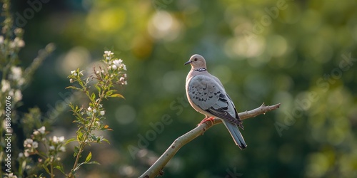 Streptopelia decaocto, a co...