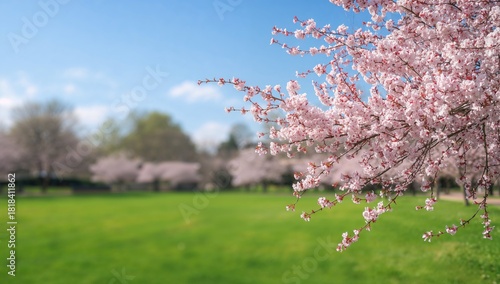 Spring landscape with bloss...