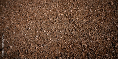 Close-up of dirt and gravel...