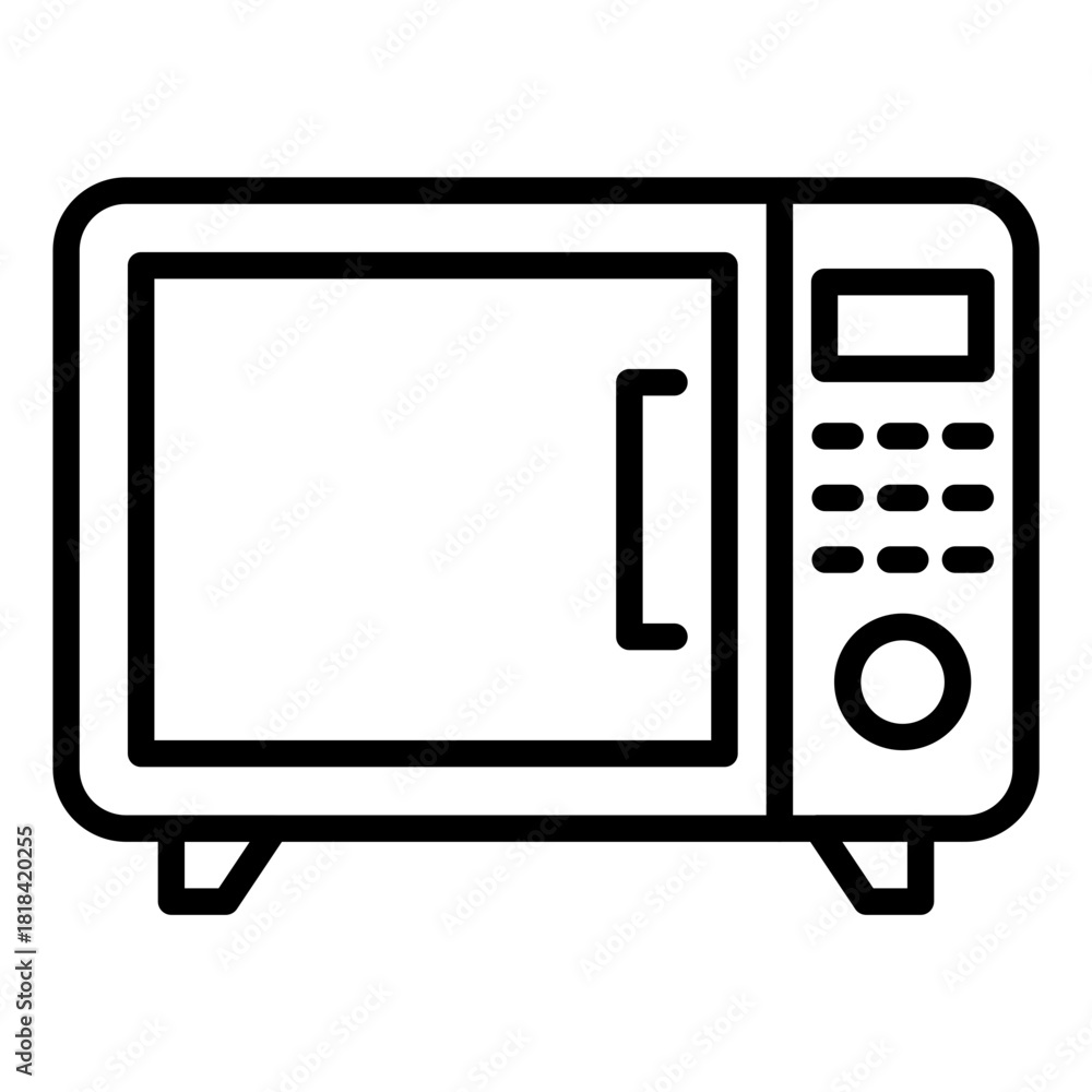 Fototapeta premium Microwave Oven Icon