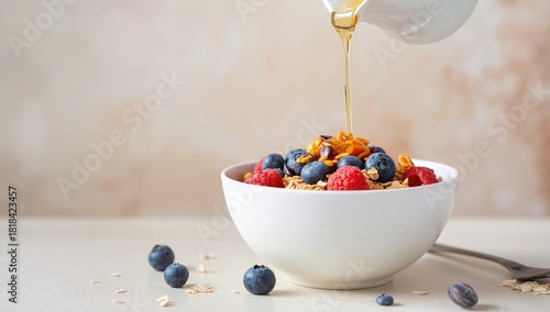 Healthy breakfast cereal bo...