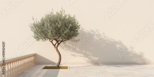 Olive tree against a Medite...
