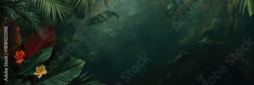 Close up of nature leaves u...