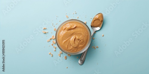 Peanut butter with paste in...