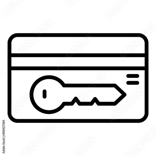 Card Key Icon