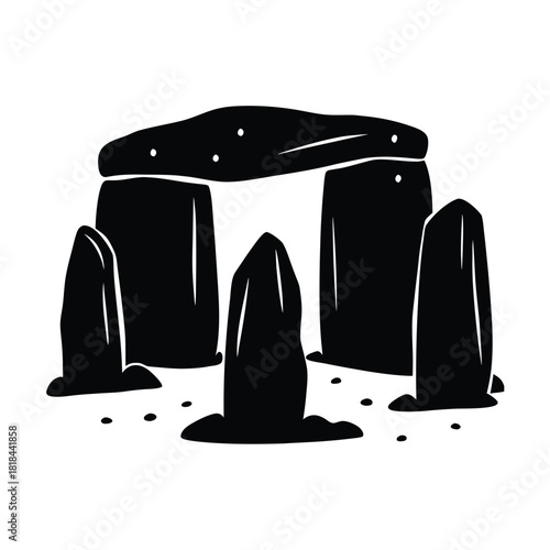 Megalithic Stones Gobekli Tepe Illustration