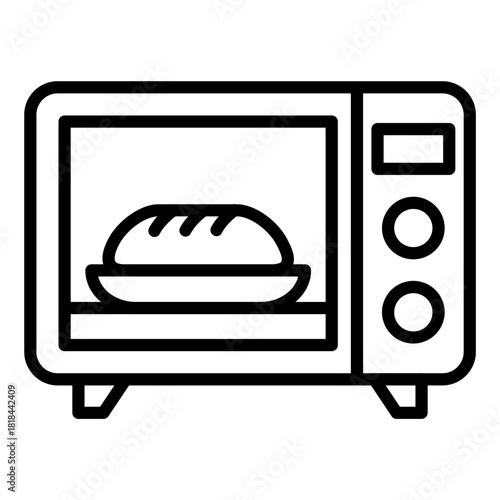 Microwave Oven Icon