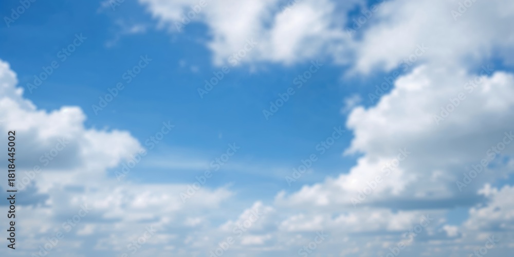 Obraz premium Partly cloudy sky with selective focus and background noise, suitable for background use in design projects