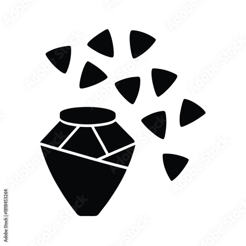 Mesopotamian Pottery Shards Icon
