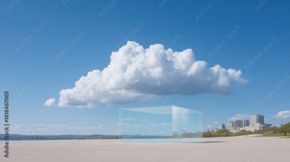 Obraz premium Glass Clouds