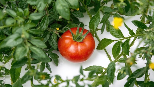 Fresh cherry tomatoes on the vine, beneficial source of vitamins