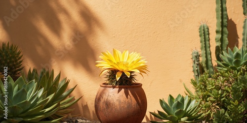 Fototapeta Naklejka Na Ścianę i Meble -  Large wild goose in a summer meadow with grass and greenery, emphasizing wildlife and natural habitat, Earth Day