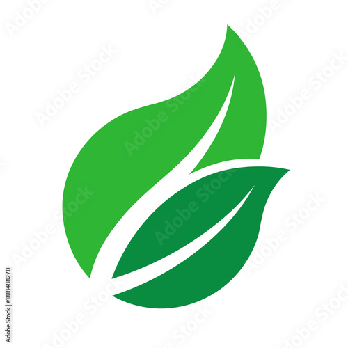 green leaf logo