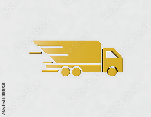 Fast delivery truck for speed shipping service
