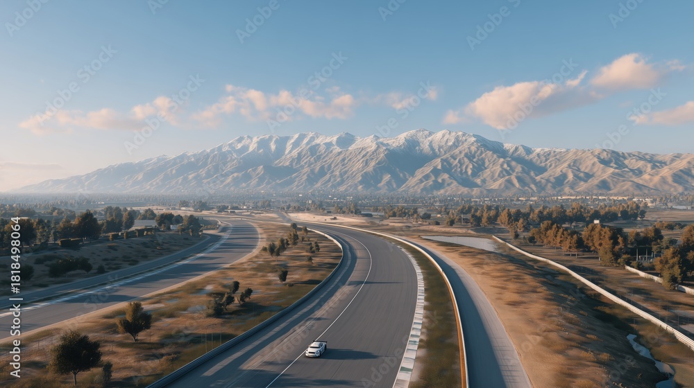 Naklejka premium Race track