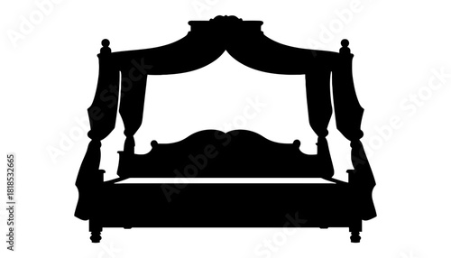 Find the perfect canopy bed silhouette for your next project