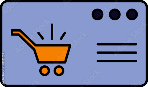 Online shop vector offers easy digital purchases Project Timeline Brainstorm