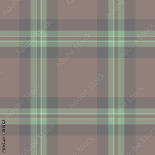 Bandanna vector background tartan, birthday card pattern check seamless. Window textile plaid texture fabric in pastel and medium gray colors.