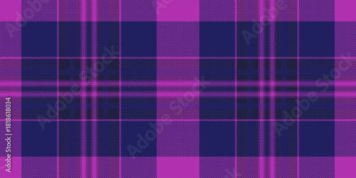 Classic tartan pattern in shades of violet. Great for backgrounds, textiles, or designs needing a traditional Scottish vibe. Versatile for various creative projects.