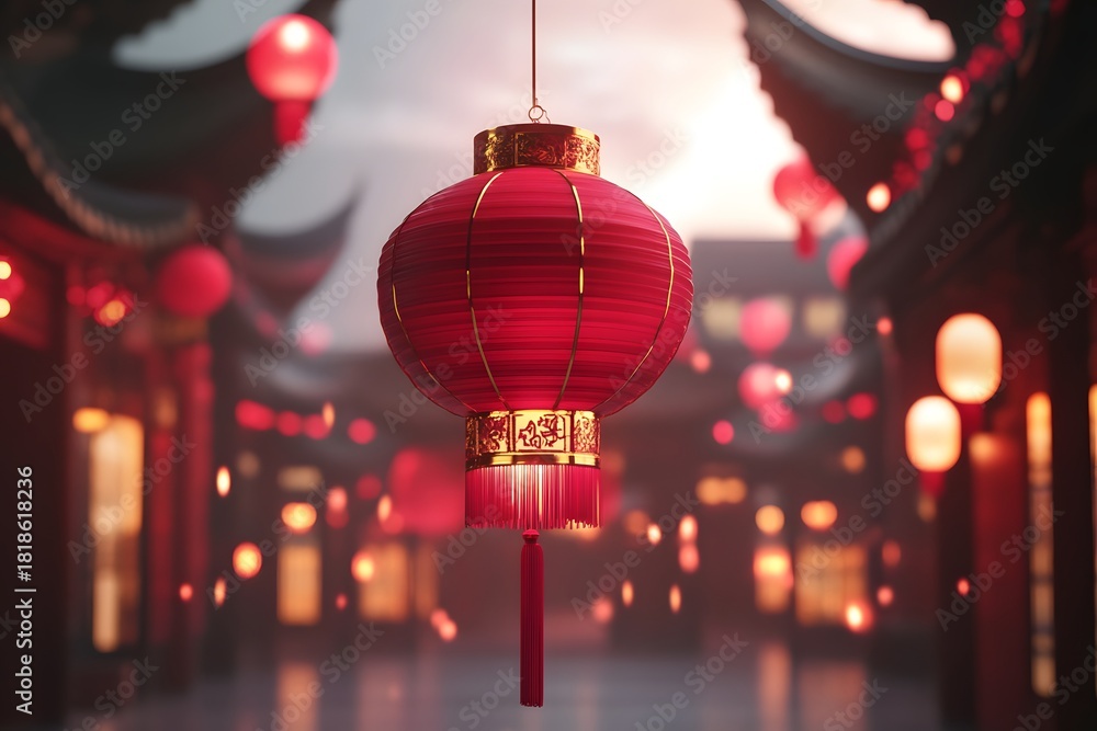 Obraz premium Chinese new year lantern.