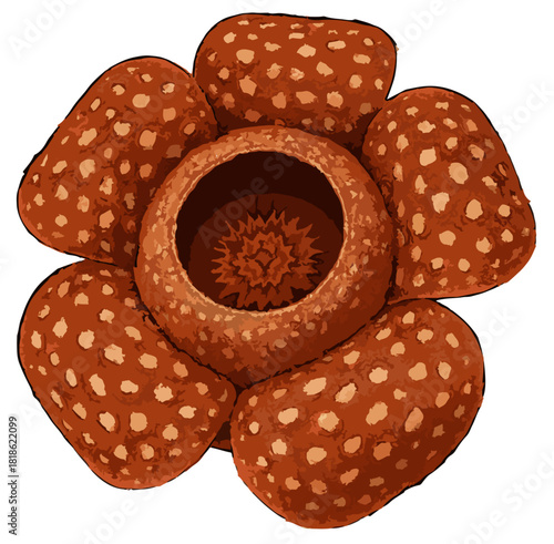 Rafflesia arnoldii illustration