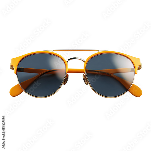 Designer sunglasses fashion, isolated on transparent background