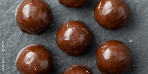 Wallpaper Mural Chocolate Malt Balls Close-Up Torontodigital.ca