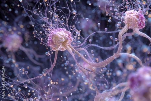 Endocrine Elegance: Showcase the elegance of neurotransmitters as they orchestrate hormonal balance within the endocrine system for reproduction.