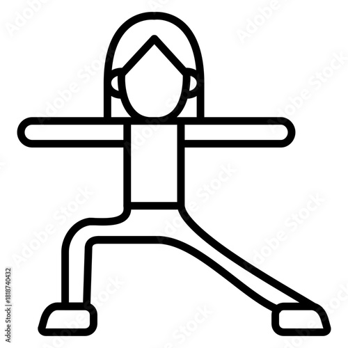 Yoga Stretch Icon