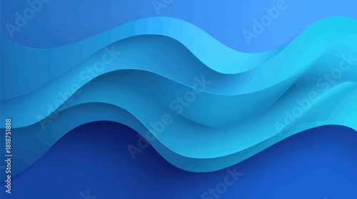 Abstract Water Wave Pattern for Wallpaper Design