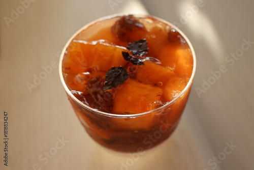 Photography Autumn fruit mousse