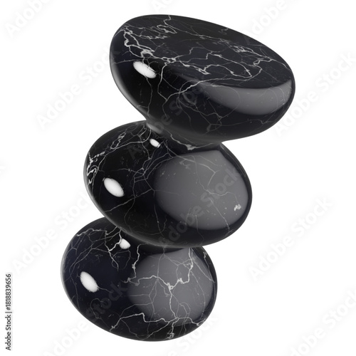 zen stones on black without BG