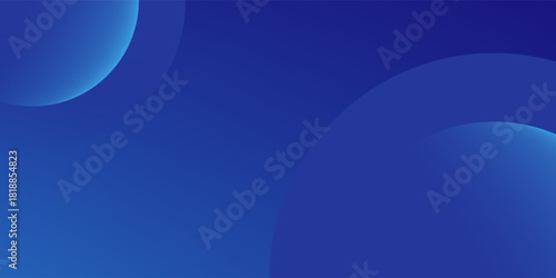 Fototapeta Naklejka Na Ścianę i Meble -  Abstract blue background with circles. Vector illustration